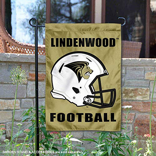 College Flags & Banners Co. Lindenwood Lions Football Helmet Garden Yard Flag