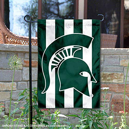 College Flags & Banners Co. Michigan State Spartans Stripe Out Garden Flag College Flags & Banners Co. Michigan State Spartans Stripe Out Garden Flag