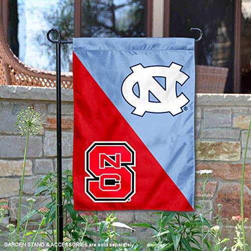College Flags & Banners Co. North Carolina State Wolfpack House Divided Garden Flag