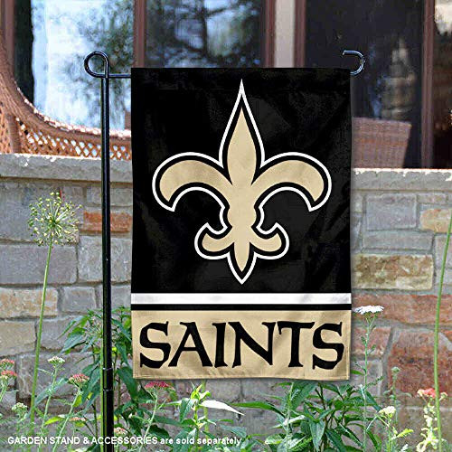 WinCraft New Orleans Saints Double Sided Garden Flag