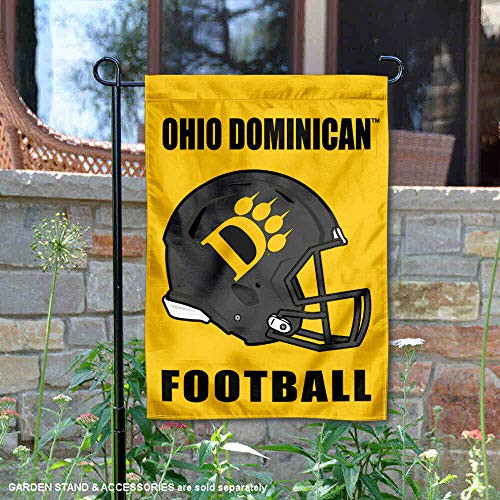 College Flags & Banners Co. Ohio Dominican Panthers Football Helmet Garden Yard Flag College Flags & Banners Co. Ohio Dominican Panthers Football Helmet Garden Yard Flag