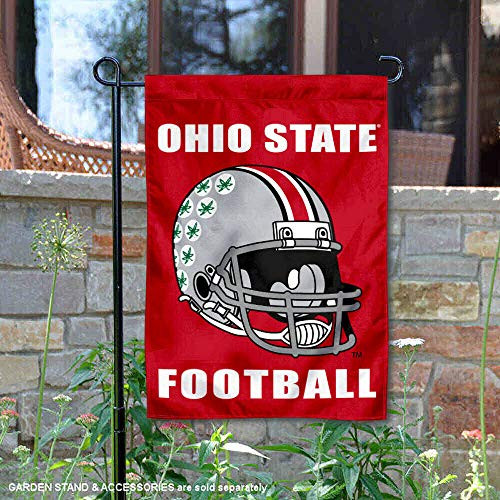 College Flags & Banners Co. Ohio State University Football Helmet Garden Flag College Flags & Banners Co. Ohio State University Football Helmet Garden Flag