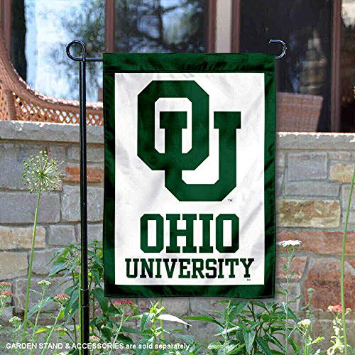 College Flags & Banners Co. Ohio Bobcats OU Logo Garden Flag