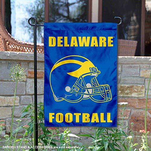 College Flags & Banners Co. Delaware Blue Hens Football Helmet Garden Yard Flag