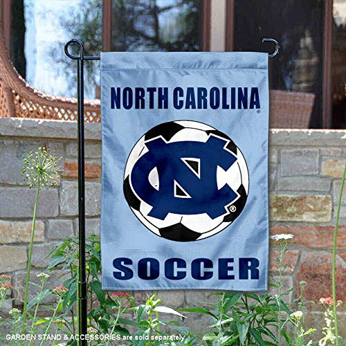 North Carolina Tar Heels Soccer Garden Flag and Yard Banner