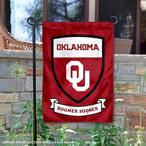 College Flags & Banners Co. Oklahoma Sooners Shield Garden Flag College Flags & Banners Co. Oklahoma Sooners Shield Garden Flag