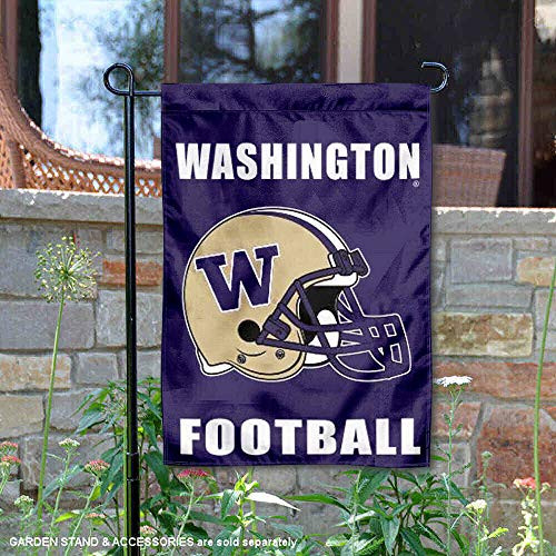 College Flags & Banners Co. Washington Huskies Football Helmet Garden Flag College Flags & Banners Co. Washington Huskies Football Helmet Garden Flag
