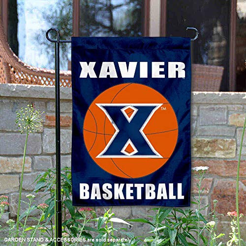 College Flags & Banners Co. Xavier Musketeers Basketball Garden Flag