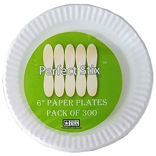 Perfect Stix 6'' White Paper Plate 1200ct. Perfect Stix 6'' White Paper Plate 1200ct.