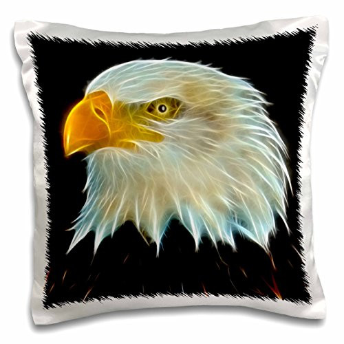 3D Rose pc_97853_1 Fractal Color Outlined Bald Eagle