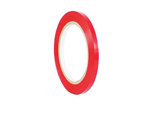 WOD VTC365 Red Vinyl Pinstriping Tape, 1/4 inch x 36 yds. for School Gym Marking Floor, Crafting, Stripping Arcade1Up, Vehicles and More