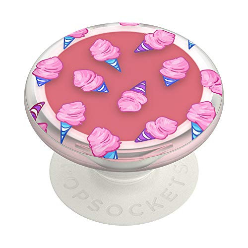PopSockets PopGrip Lips: Swappable Grip and Lip Balm for Phones and Tablets - Cotton Candy