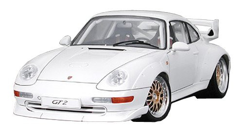 Tamiya 24247 Model Car Porsche GT2 at 1:24 Scale,White