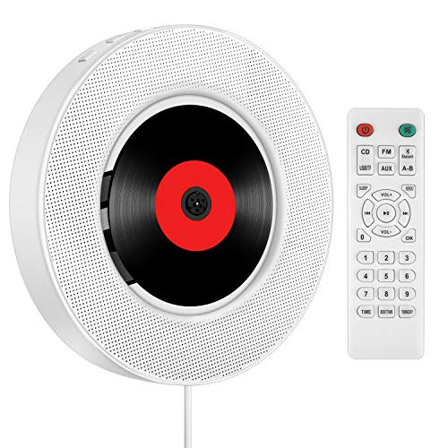 Portable CD Player with Bluetooth Wall 