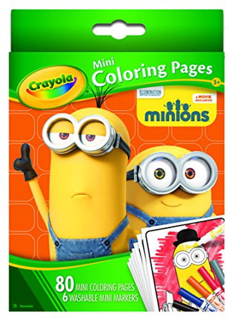 Crayola Mini Coloring Pages - Minions Crayola Mini Coloring Pages - Minions
