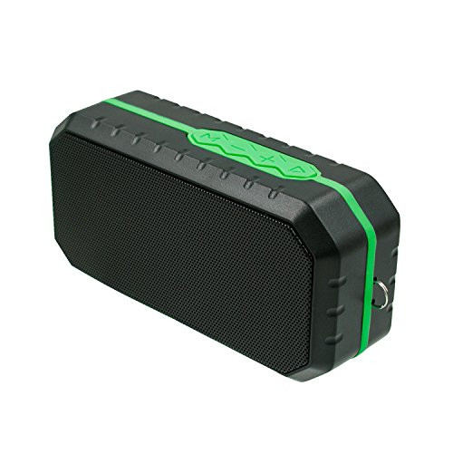 Wireless Bluetooth Speakers, IP65 Certification,Portable Waterproof Outdoor Speakers Bluetooth 5.0 for Softphone and Mobile Phone,Louder Volume, Crystal Clear Stereo Sound, Rich Bass(Green)