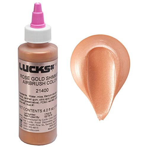 DecoPac Rose Gold Shimmer Premium Airbrush Color