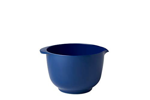 Rosti Mepal Margrethe Melamine Mixing Bowl, 2 Qt, Indigo Blue