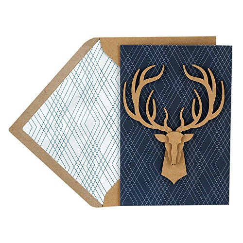 Hallmark Signature Father's Day Card (Deer Antlers, Better with Every Year)
