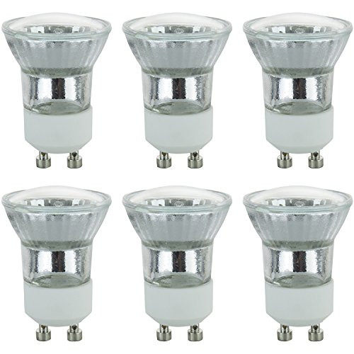 Sunlite 20MR11/CG/GU10/FL/120V/6PK Halogen 20W 120V MR11 Quartz Reflector Floodlight Light Bulbs (6 Pack)