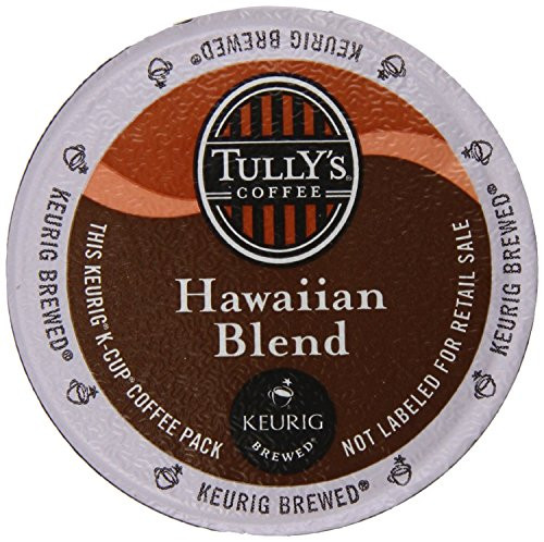 Tully's Hawaiian Blend Extra Bold Coffee Keurig K-Cups, 24 Count