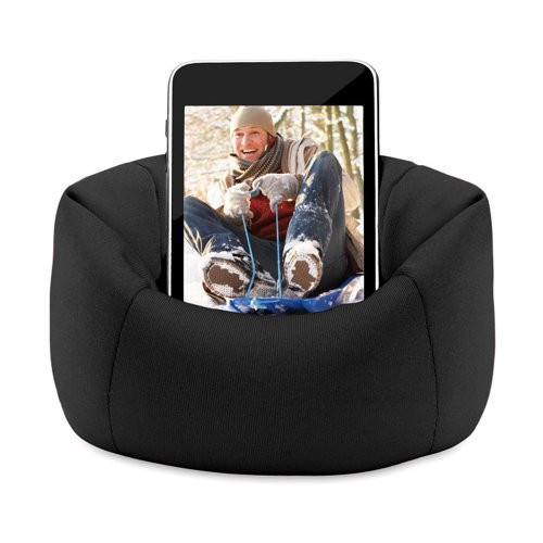 eBuyGB Bean Bag Sofa Pouch Case for iPhone/iPod/Samsung Smartphone, Black