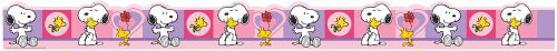 Eureka Peanuts Valentine's Day Deco Trim, Set of 12 Reusable Strips, Each Strip Measuring 37" long