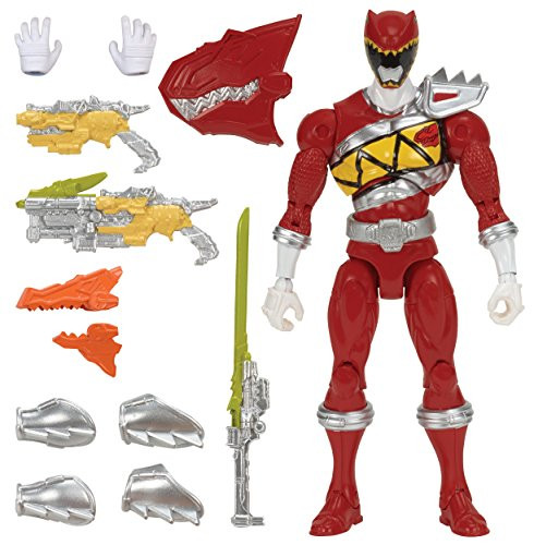 Power Rangers Dino Charge - 7" Armored Dino Red Ranger Action Figure