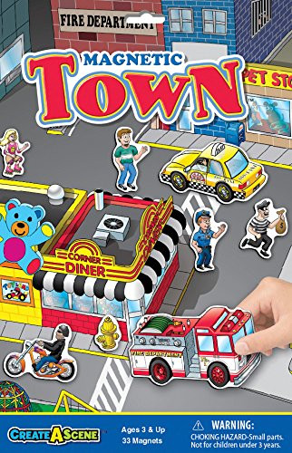 Create-A-Scene Magnetic Playset - Town