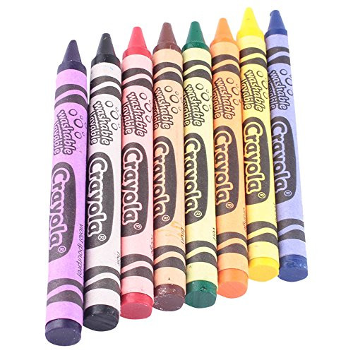 Crayola Ultra Clean Washable Color Max Crayons, Standard Size, Set of 8