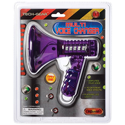 Toysmith Tech Gear Multi Voice Changer (6.5-Inch Various Colors)