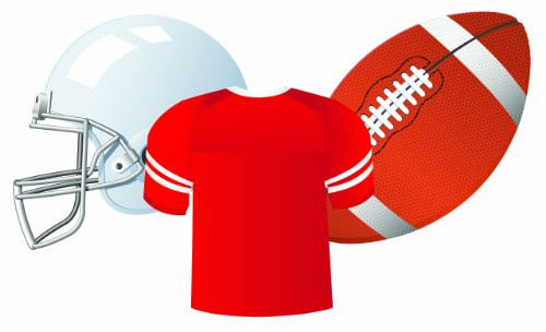 Eureka Football Paper Cut Outs, 841258