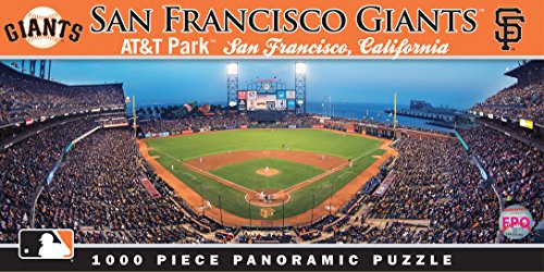 MasterPieces MLB San Francisco Giants Stadium Panoramic Jigsaw Puzzle, AT&T Park, 1000 Pieces MasterPieces MLB San Francisco Giants Stadium Panoramic Jigsaw Puzzle, AT&T Park, 1000 Pieces