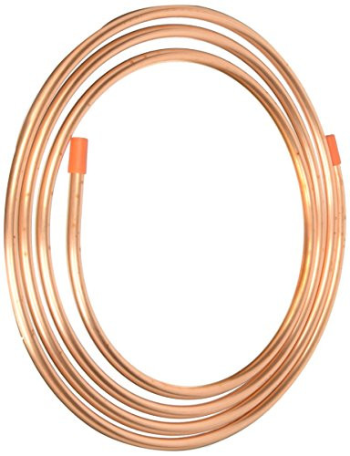 Mueller 12035 Refrigeration Short-Coil Copper Tubing, 3/8" x 10-ft. x