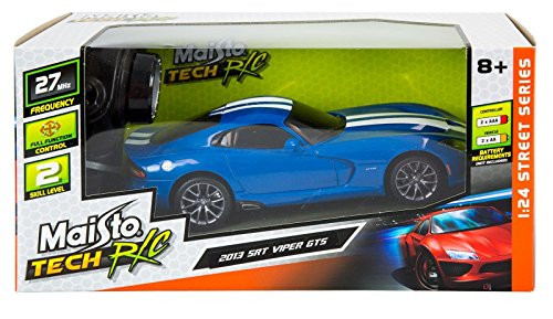 Maisto R/C 1:24 Scale 2013 SRT Viper GTS Radio Control Vehicle (Colors May Vary) Maisto R/C 1:24 Scale 2013 SRT Viper GTS Radio Control Vehicle (Colors May Vary)
