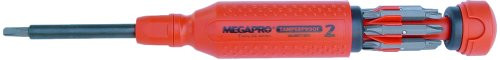 MegaPro 151TP2 15-In-1 Tamperproof 2 Driver in Red
