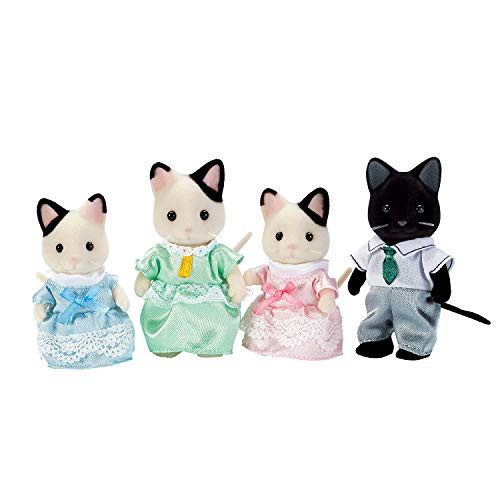 Calico Critters, Tuxedo Cat Family, Dolls, Dollhouse Figures, Collectible Toys, Multi Calico Critters, Tuxedo Cat Family, Dolls, Dollhouse Figures, Collectible Toys, Multi