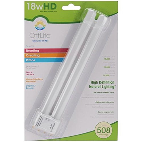 OttLite T18330 18w Replacement Tube Bulb, bulb type B