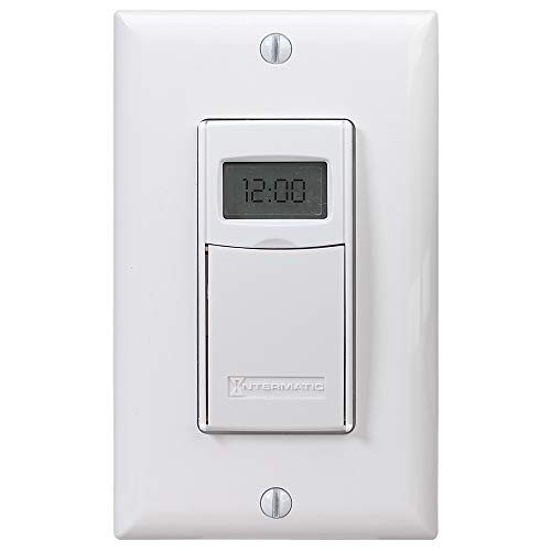 Intermatic EI600WC Decorator Digital In-Wall 7-Day Astronomic Timer, White