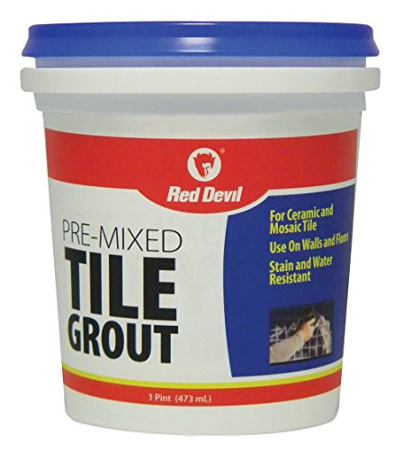 Red Devil 0428 Pre-Mixed Tile Grout (1 Pint), White