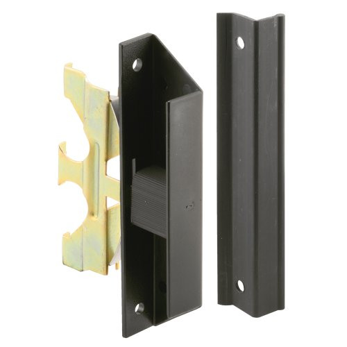 Slide-Co 124054 Screen Door Latch and Pull, Black