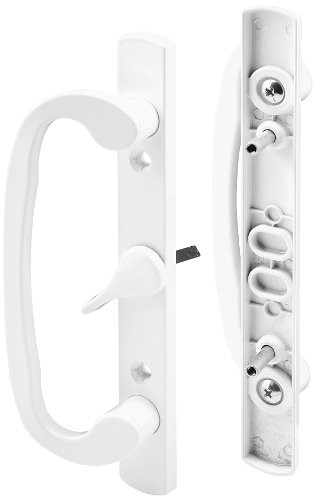 Prime-Line Products C 1317 Sliding Door Handle Set, White