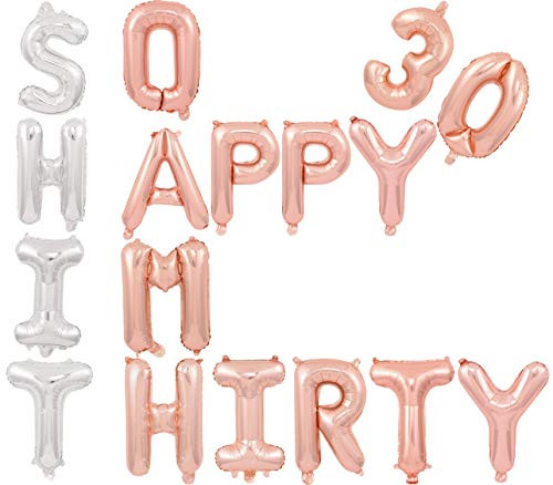30th Birthday Party Decoration Balloons Banner, So Happy, Im Thirty, 30 Birthday Party Supplies, 30th Anniversary Event Balloons 30th Birthday Party Decoration Balloons Banner, So Happy, Im Thirty, 30 Birthday Party Supplies, 30th Anniversary Event Balloons