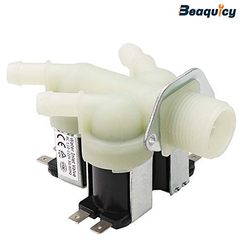 Beaquicy 5221ER1003A Cold Water Inlet Valve for Washing Machine - Replacement for Kenmore LG Washer - Front Load Washer Triple Solenoid Cold Water Inlet Valve Assembly - Rplaces 5220FR2075L