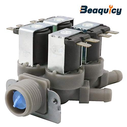 5220FR2008F Cold Water Inlet Valve (GENUINE Original Part) by Beaquicy - Replacement for Kenmore LG Washers - New Original OEM 5220FR2008F Washer Inlet Valve
