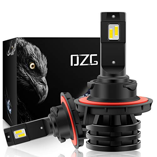 DZG H13 9008 LED Headlight Bulbs 6000K High Low Beam Conversion Kit, 2 Pack