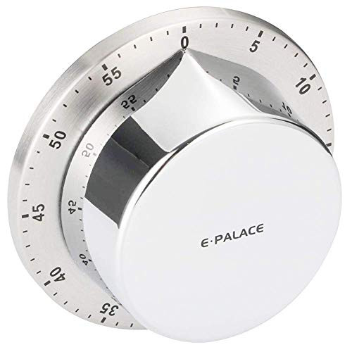 TAOKEY Kitchen Timer,cooking timer,Stainless steel mechanical timer?timers for cooking,oven timer, easy timer,no Batteries Required, 100% Mechanical - Magnetic Backing, Exquisite Stainless Steel Body