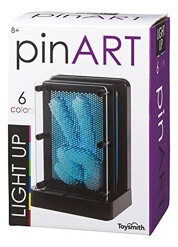 Toysmith Pin Art Light up Rectangle 6" x 8" Frame, Black