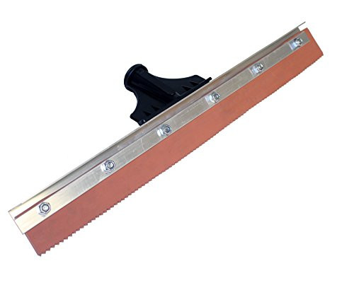 Midwest Rake 47141 18" Speed Squeegee, 1/8" Notched, Red Rubber