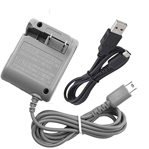 DS Lite Charger and Cable Kit, AC Power Adapter Charger and Charging Cable for Nintendo DS Lite Systems, Wall Travel Charger Power Cord Charging Cable 5.2V 450mA DS Lite Charger and Cable Kit, AC Power Adapter Charger and Charging Cable for Nintendo DS Lite Systems, Wall Travel Charger Power Cord Charging Cable 5.2V 450mA